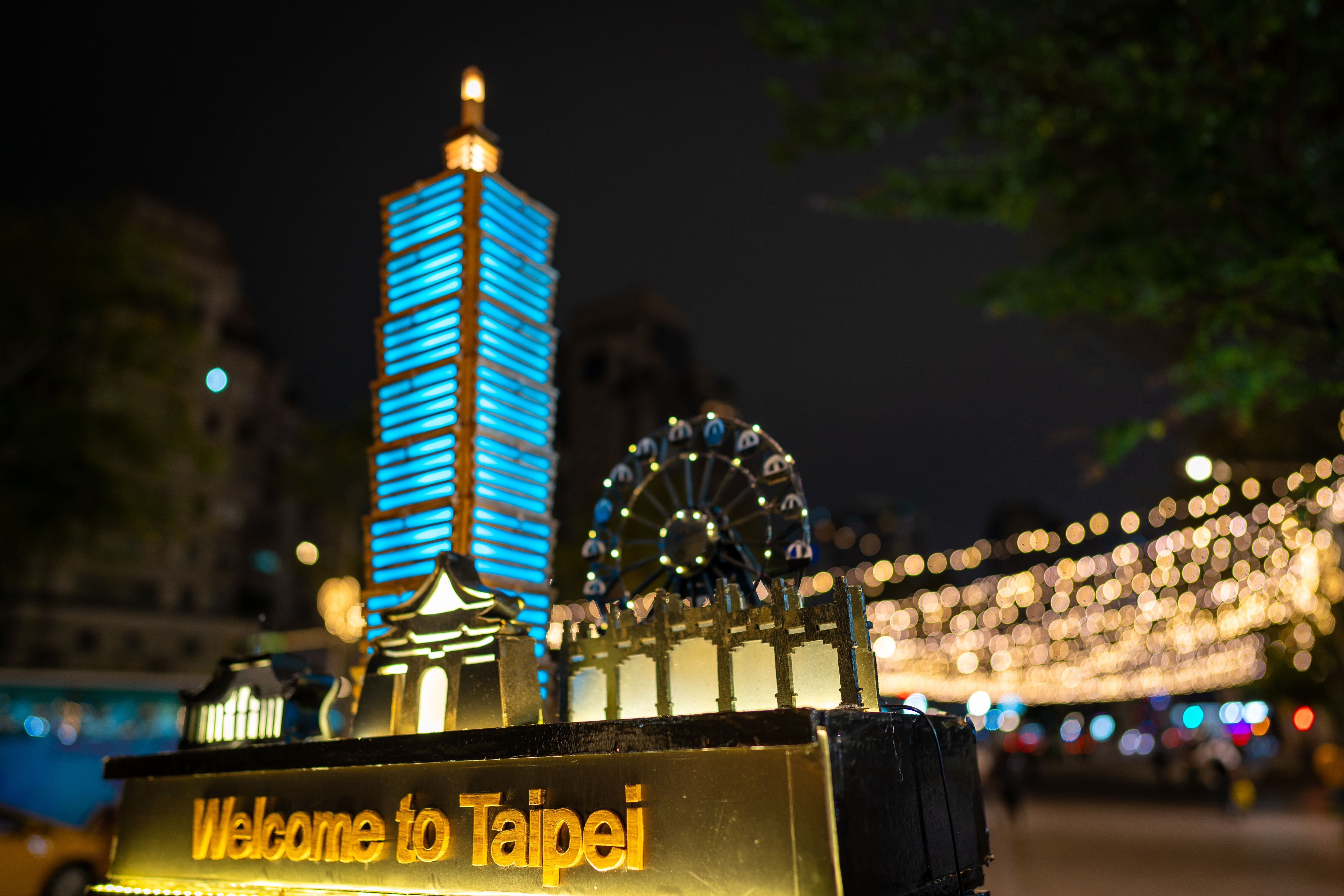 Taipei at night