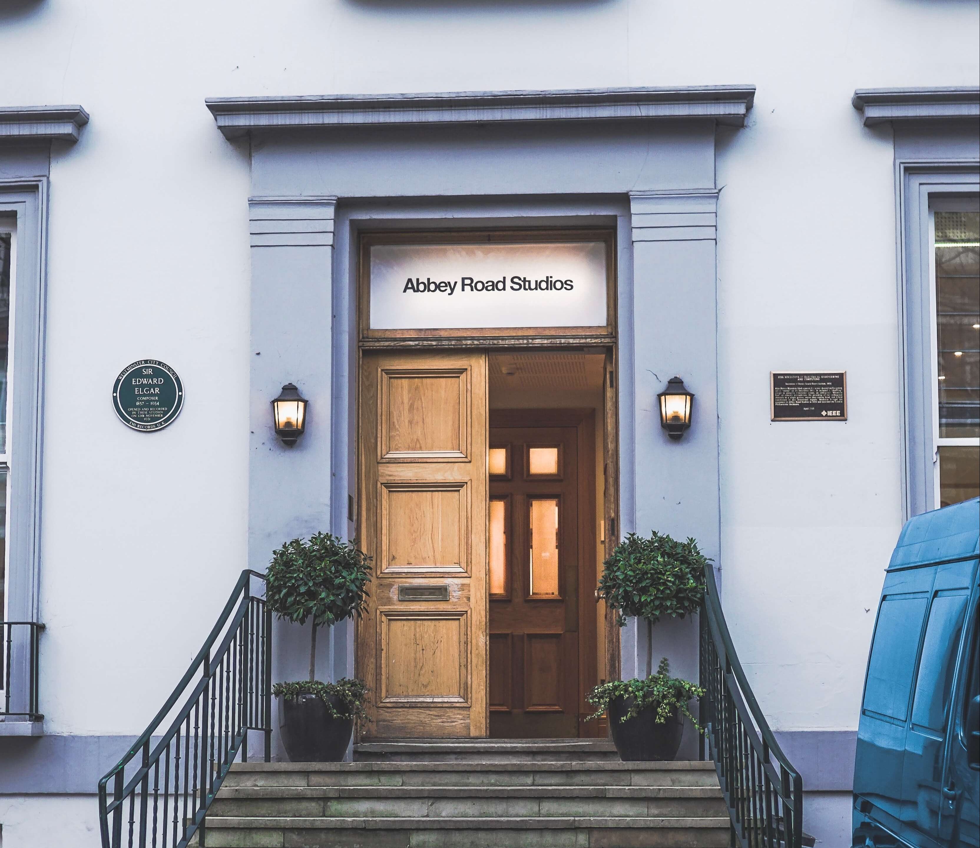 The front door at Abbey Road music studios