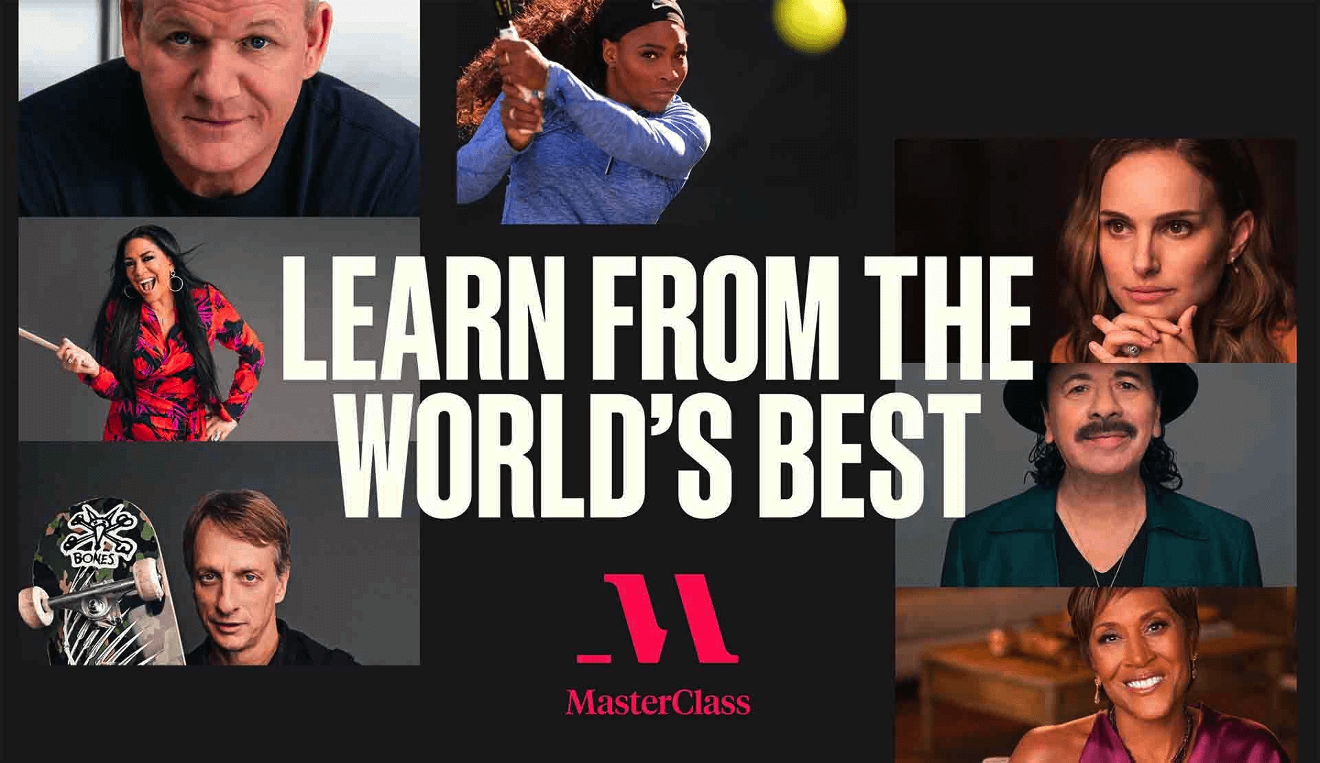 An add from Masterclass