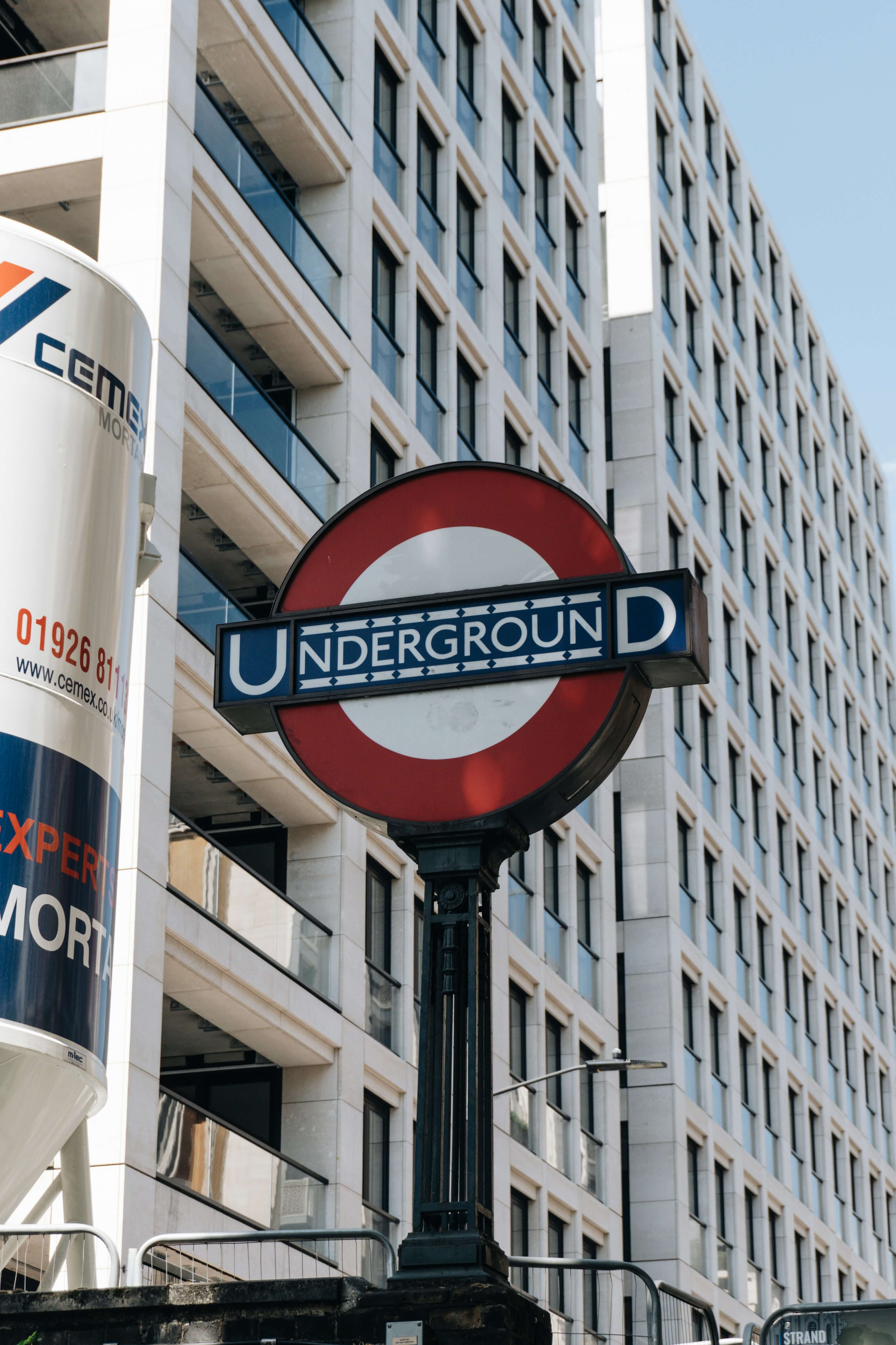 A London underground station