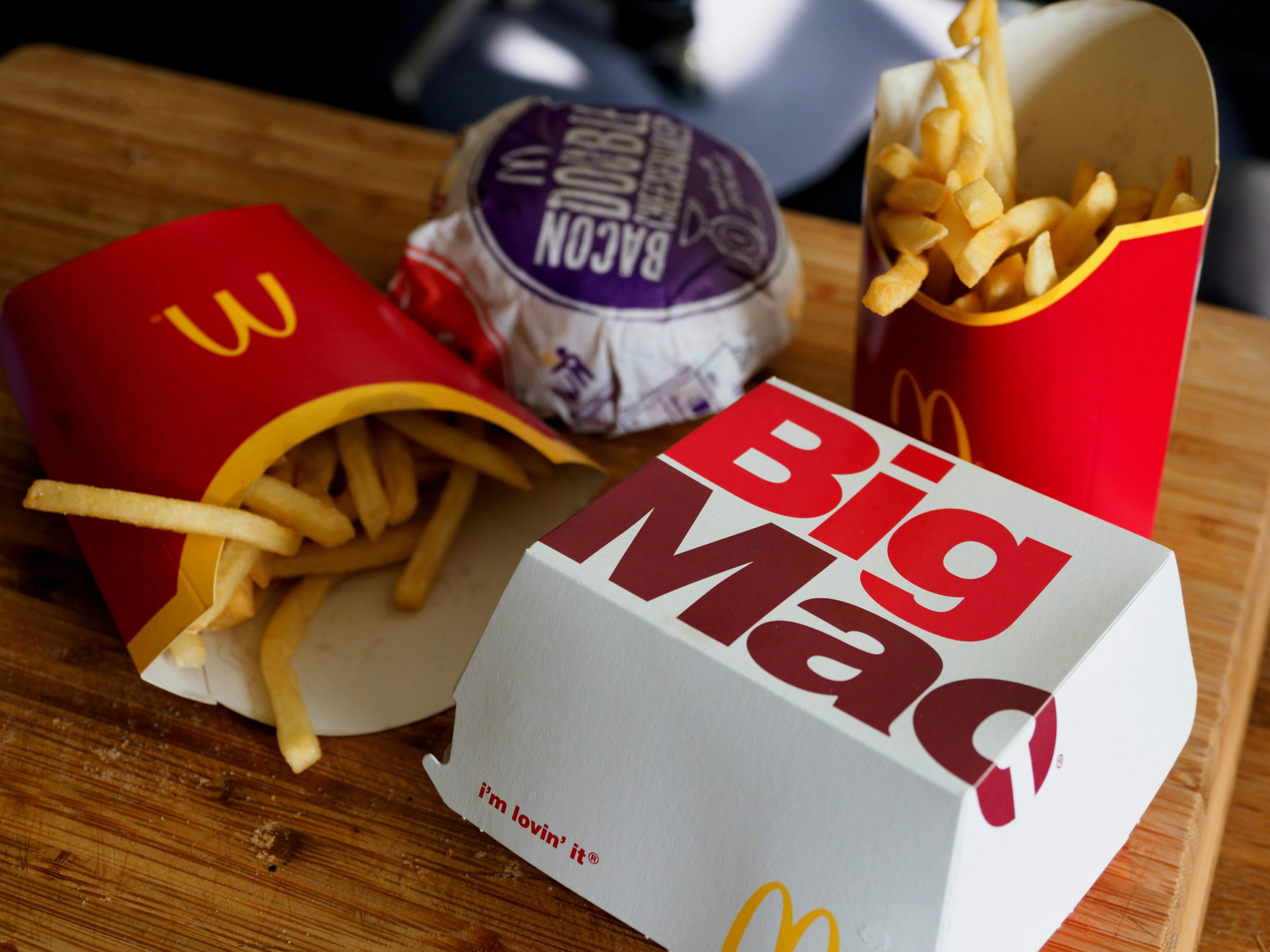 Bic Mac and fries