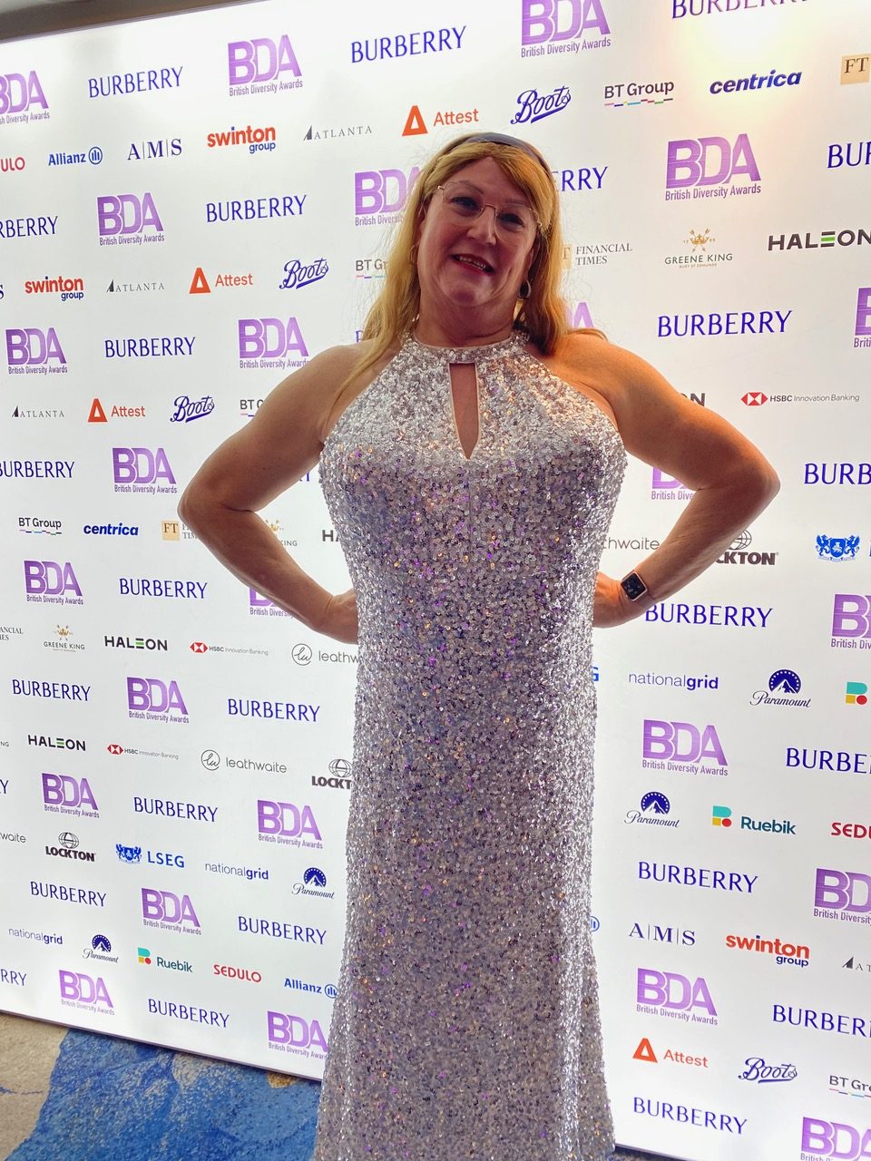 Cynthia at the British Diversity Awards