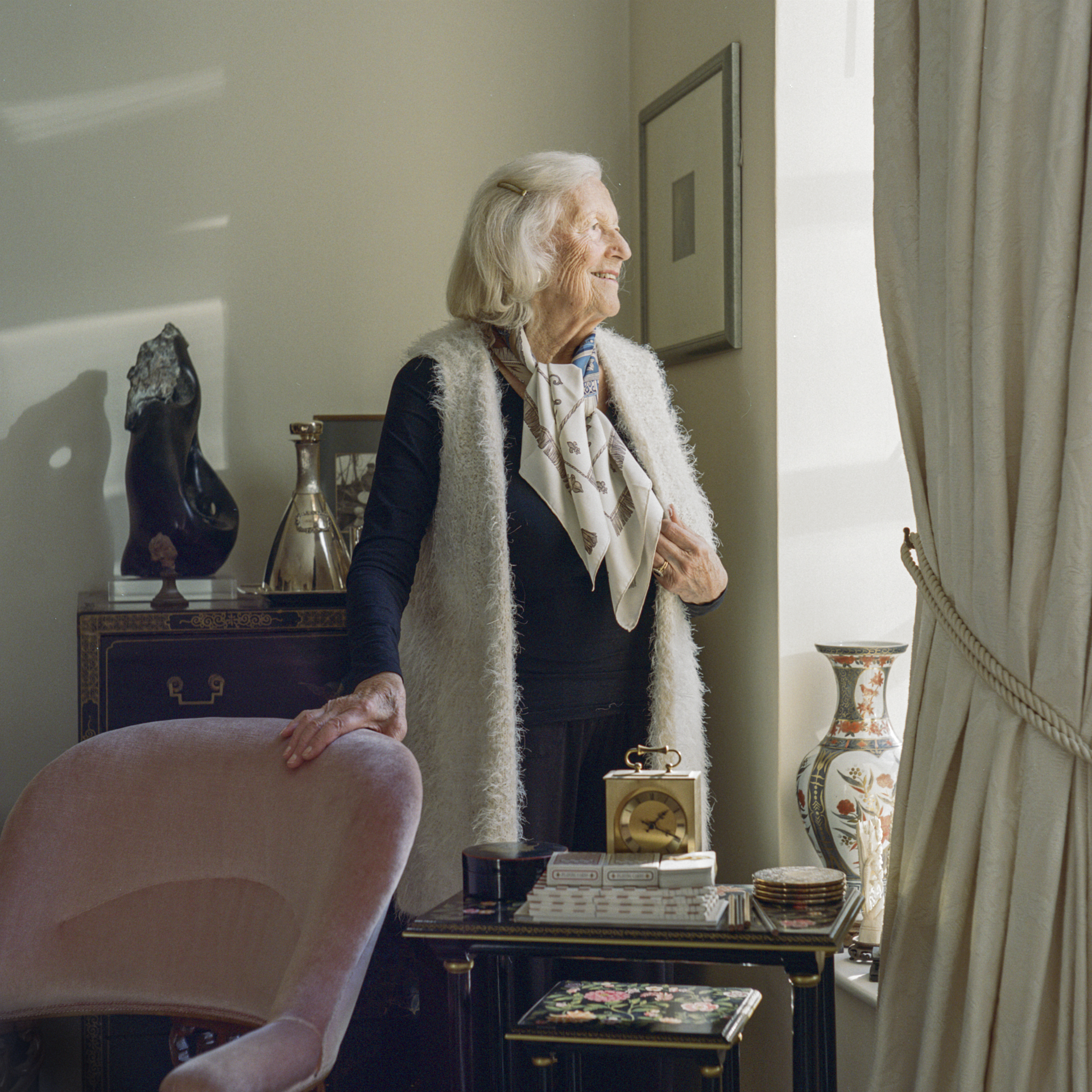 A portrait of Hazell, captured for the Voice advertising campaign. Photography by Rosie Barnes.