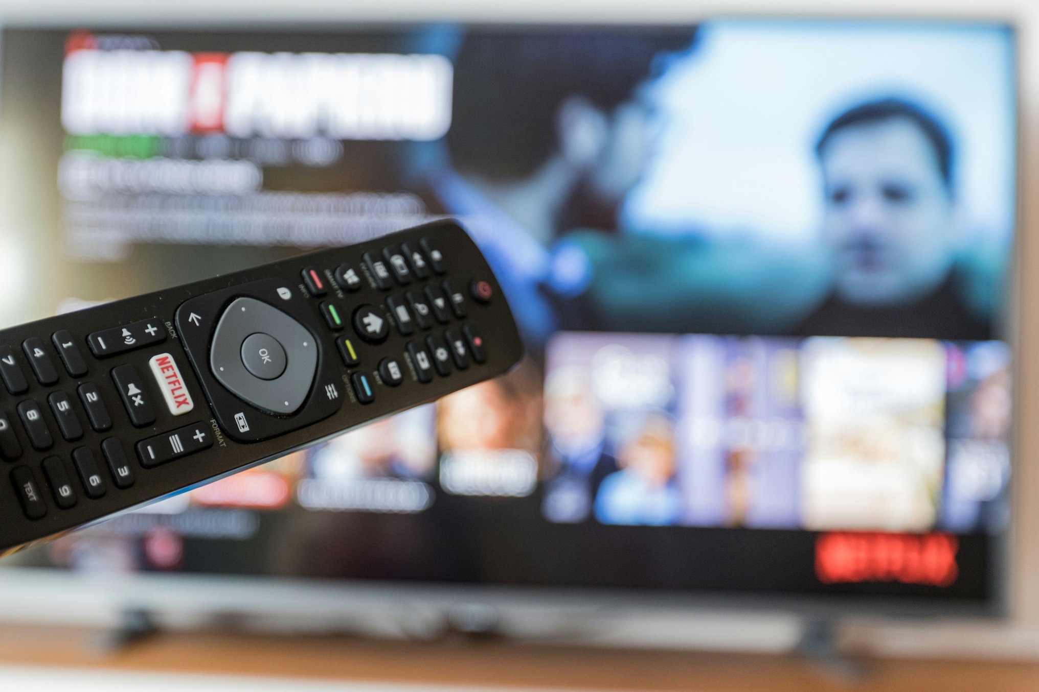 TV and remote control